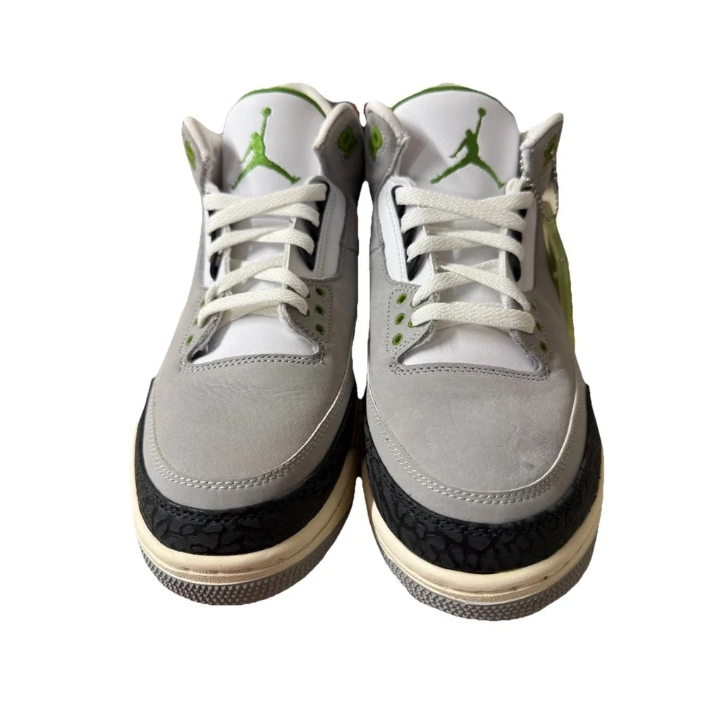 Nike Air Jordan 3 Retro Chlorophyll Grey Green | 136064-006 Size Men 10.5